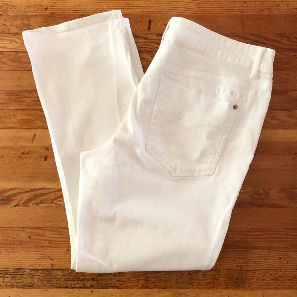 DKNY White Jeans